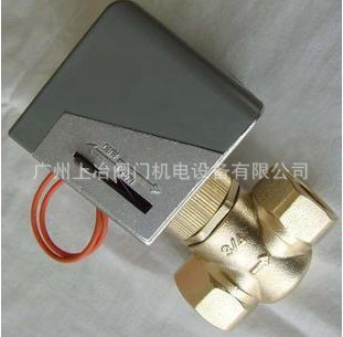 当需要工作时,由温控器提供一个开启信号,使电动阀接同交流电源而动作